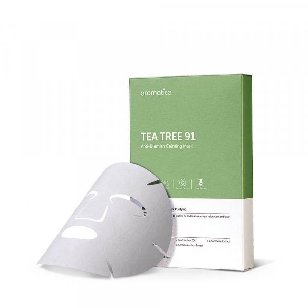 Успокаивающая маска для жирной кожи с чайным деревом AROMATICA Tea Tree 91 Anti-Blemish Calming Mask