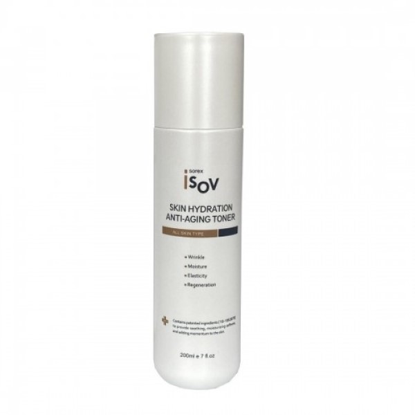 Глубокоувлажняющий антивозрастной тонер ISOV Skin Hydration Anti-Aging Toner, 200 мл.