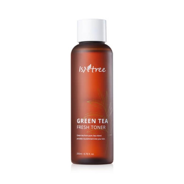 Освежающий бесспиртовый тонер на основе зелёного чая 80% IsNtree Green Tea Fresh Toner 200 мл