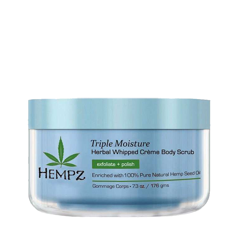 Скраб для тела Тройное увлажнение Hempz / Triple Moisture Herbal Whipped Crème Body Scrub (176g)