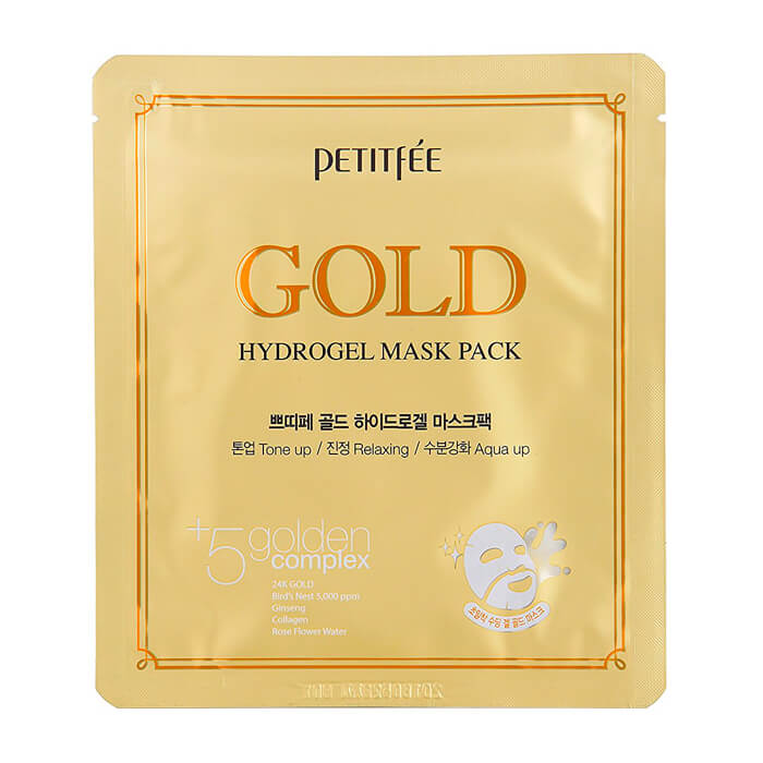 Золотая гидрогелевая маска PETITFEE Gold Hydrogel Mask Pack [New] 32g