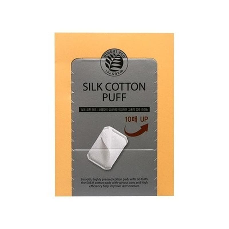 Фото спонжи косметические шелковые silk cotton puff(new) 90шт в магазине корейской косметики Premium Korea
