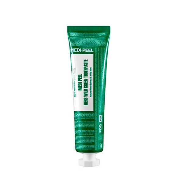 Фото профессиональная зубная паста на основе трав medi-peel herb wild green toothpaste — для свежего дыхания в магазине корейской косметики Premium Korea