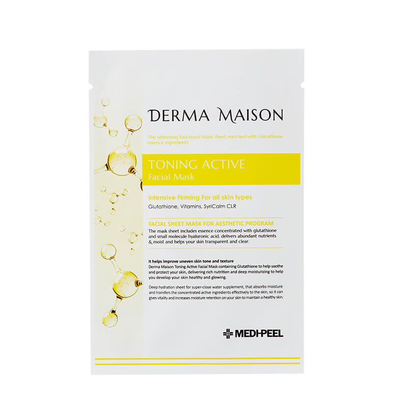 Тканевая маска с витаминным комплексом Medi Peel Derma Maison Toning Active Facial Mask