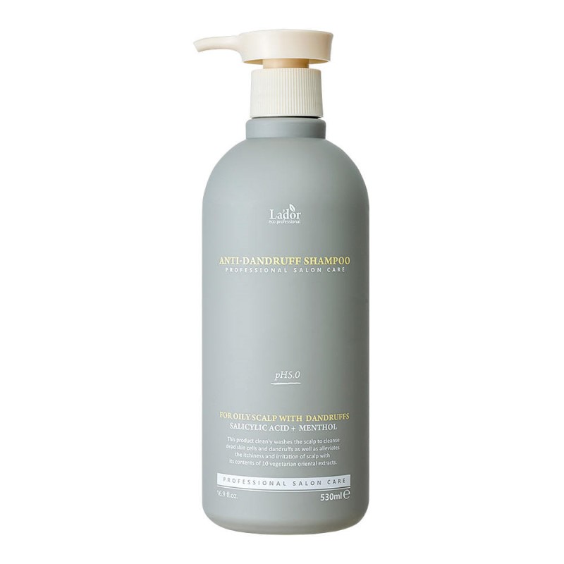 Фото шампунь против перхоти lador anti-dandruff shampoo 530мл в магазине корейской косметики Premium Korea