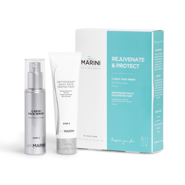 Набор для ремоделирования кожи с SPF 33 Jan Marini Rejuvenate & Protect DFP (C-Esta Face Serum + Antioxidant Daily Face Protectant SPF33)