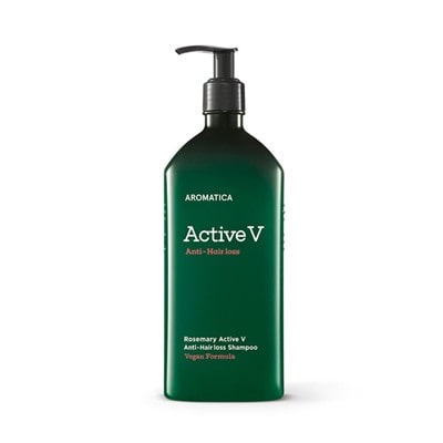 Фото шампунь против выпадения aromatica rosemary v anti-hair loss shampoo(400ml) в магазине корейской косметики Premium Korea
