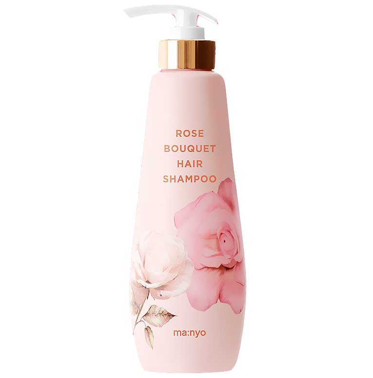 Фото шампунь против выпадения волос с ароматом розы rose bouquet hair shampoo в магазине корейской косметики Premium Korea
