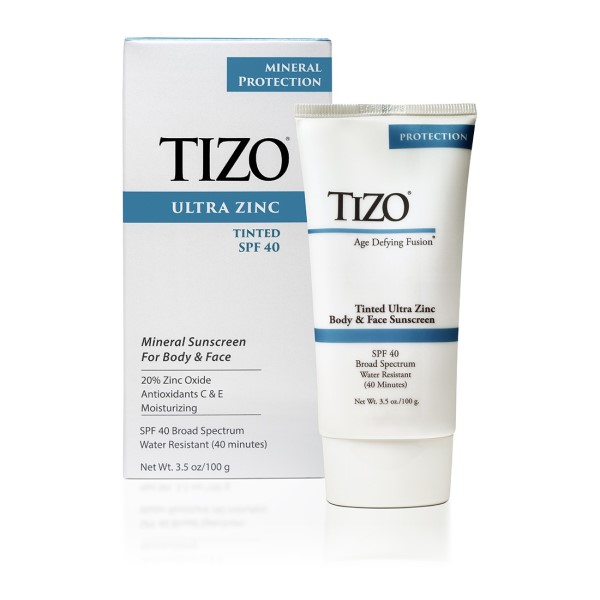 Крем минеральный солнцезащитный для лица и тела с оттенком TiZO ULTRA Zinc SPF-40 Tinted 100 гр