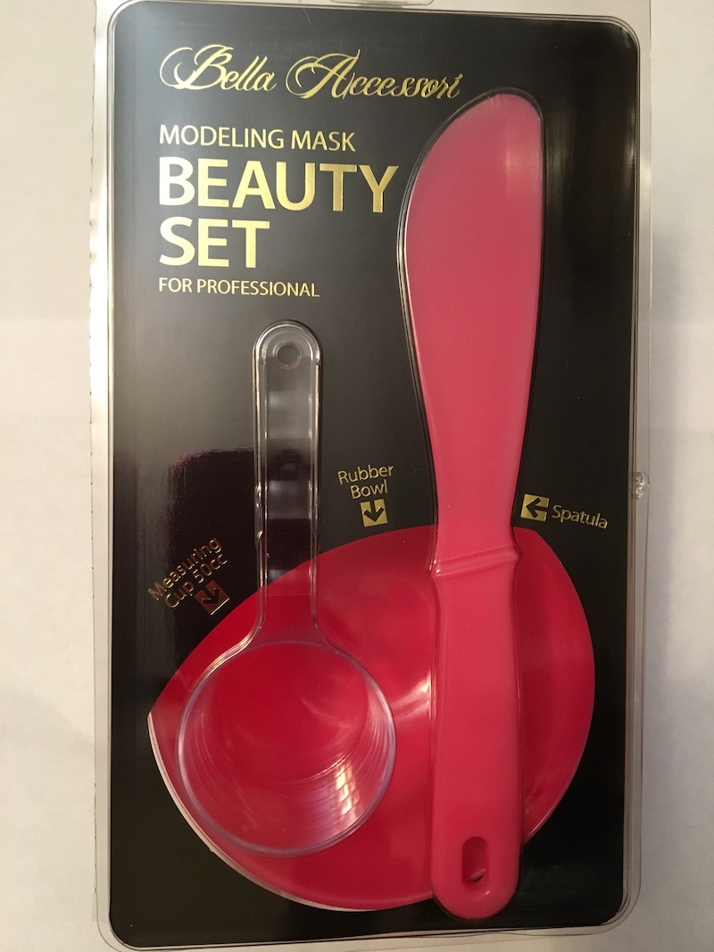 Фото набор для нанесения альгинатных масок beauty set red (rubber ball small/spatula middle/measuring cup) в магазине корейской косметики Premium Korea