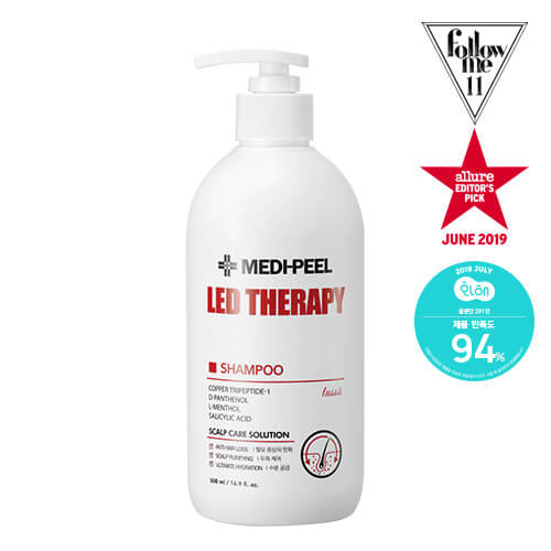 Укрепляющий шампунь с пептидами MEDI-PEEL LED Therapy Shampoo 500 мл