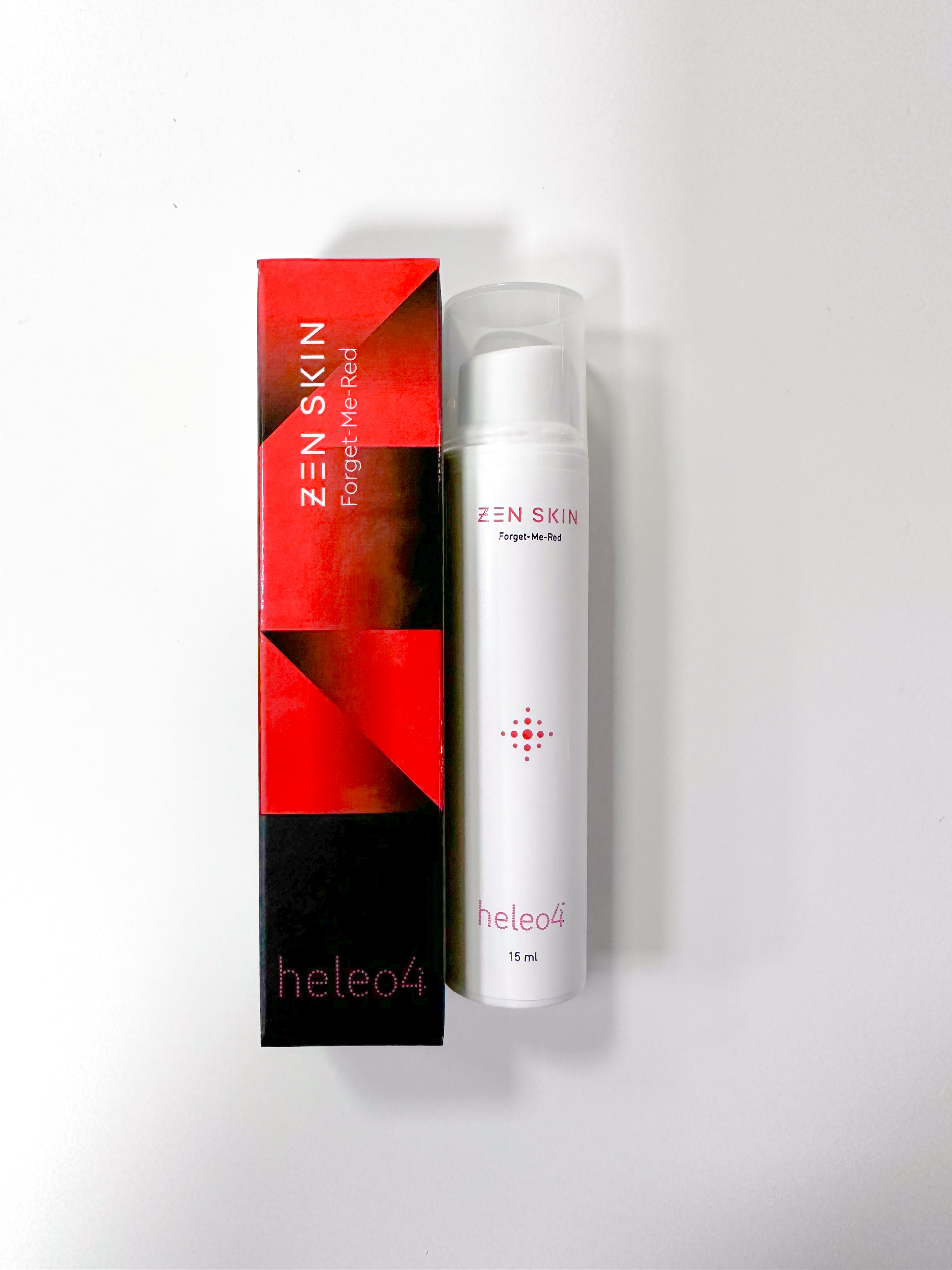Фото успокаивающий и увлажняющий крем для микробиома кожи лица | zen skin forget-me-red by heleo4™ 15 мл в магазине корейской косметики Premium Korea