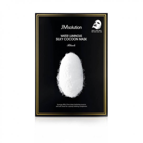 Маска для упругости с протеинами шелка JM Solution Water Luminous Silky Cocoon Mask Black(35 мл)