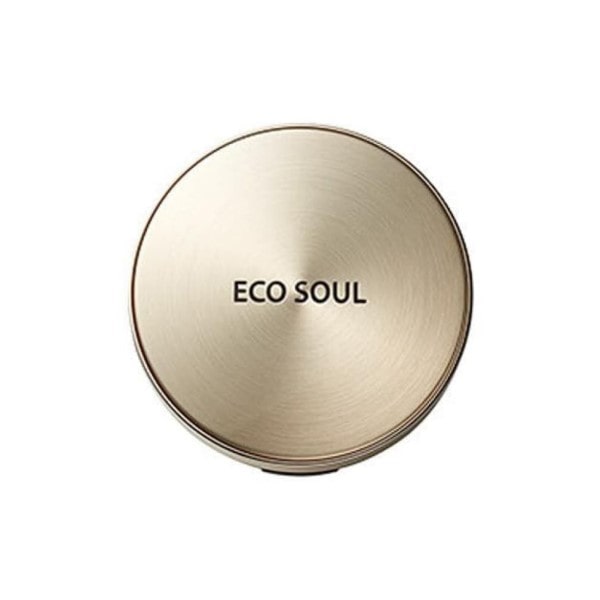 Фото пудра компактная золотая 21 тон eco soul luxury gold pact 21 light beige 9гр в магазине корейской косметики Premium Korea