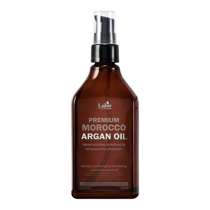 Фото марокканское аргановое масло для волос lador premium argan hair oil 100ml в магазине корейской косметики Premium Korea